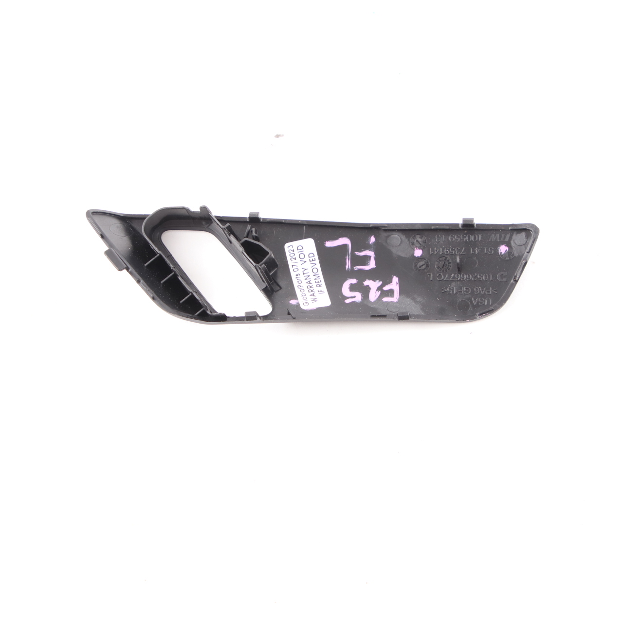 BMW X3 F25 Door Lock Switch Trim Front Left N/S Panel Cover Black 7359141