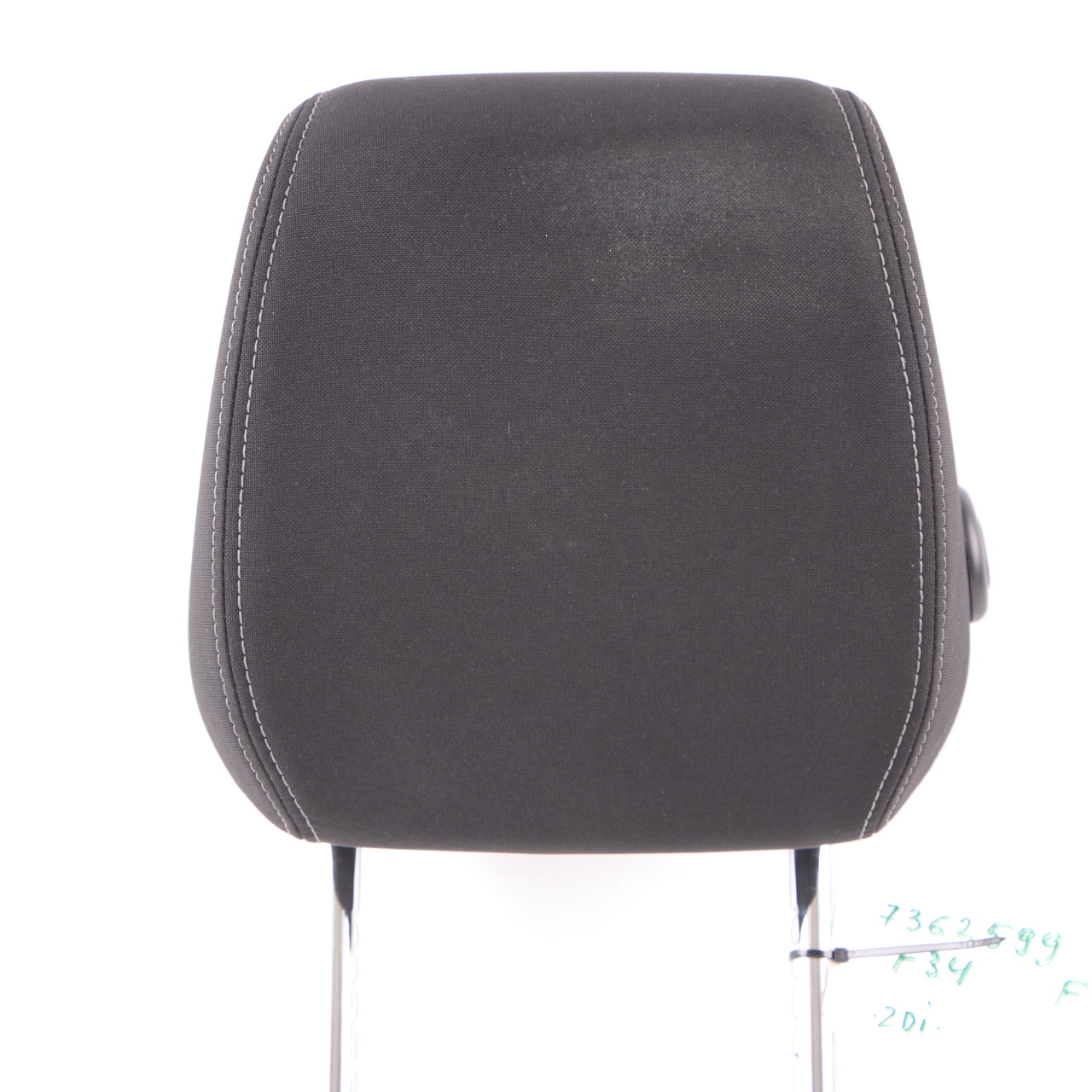 Seat Headrest BMW F30 F34 Front Left Right Seat N/O/S Head Rest Cloth Anthracite