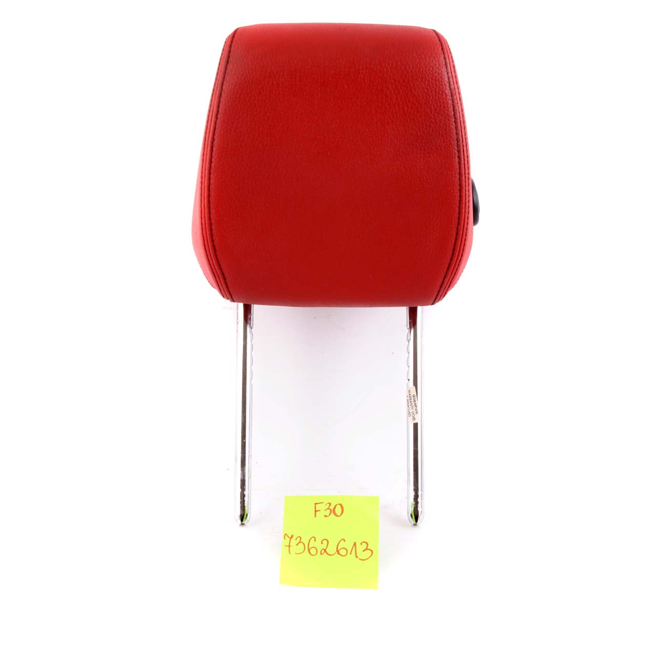 BMW F30 F31 F34 Front Left Right Seat N/O/S Headrest Leather Coral Red