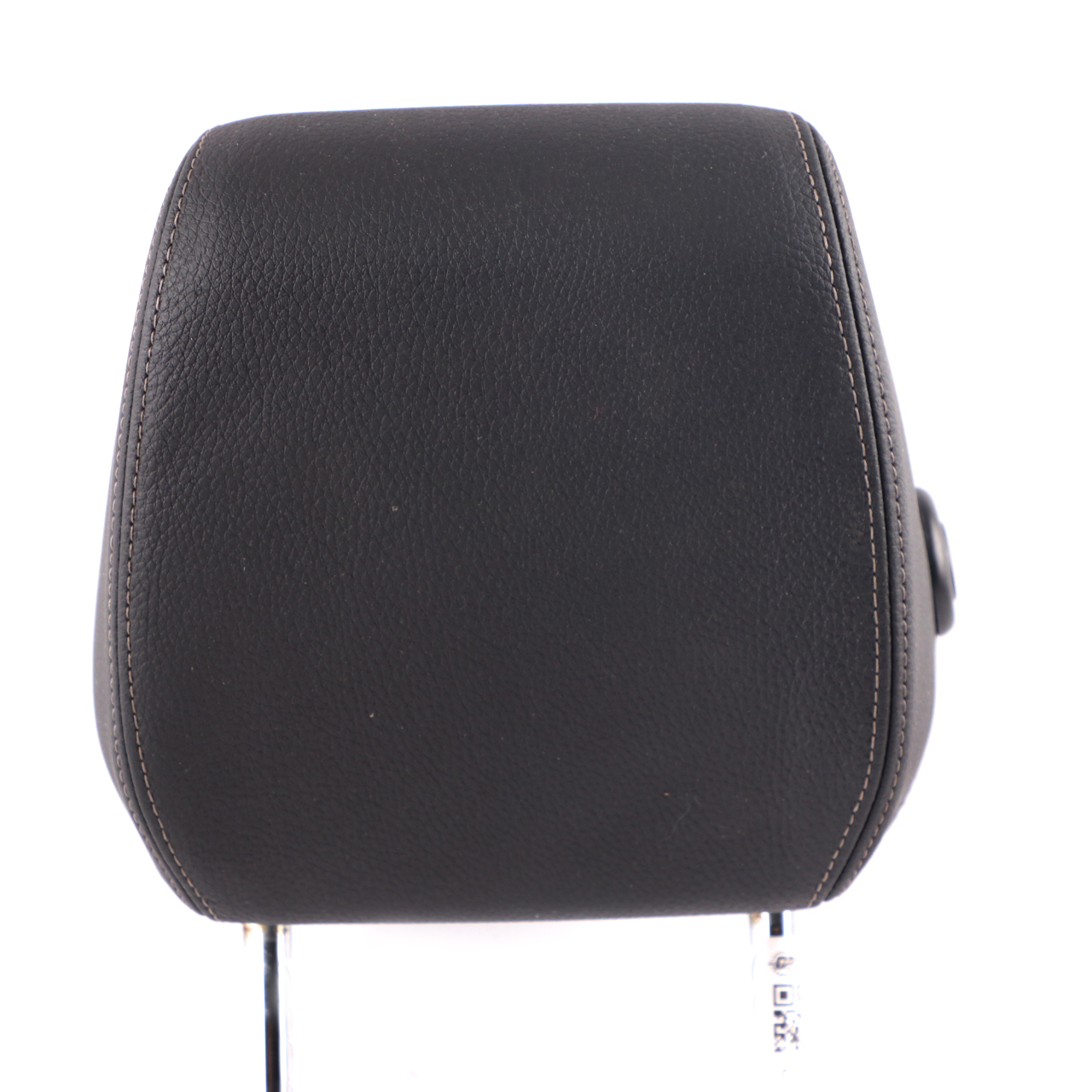 Headrest BMW F30 Front Seat N/O/S Leather Dakota Black Oyster Stitching 7362617