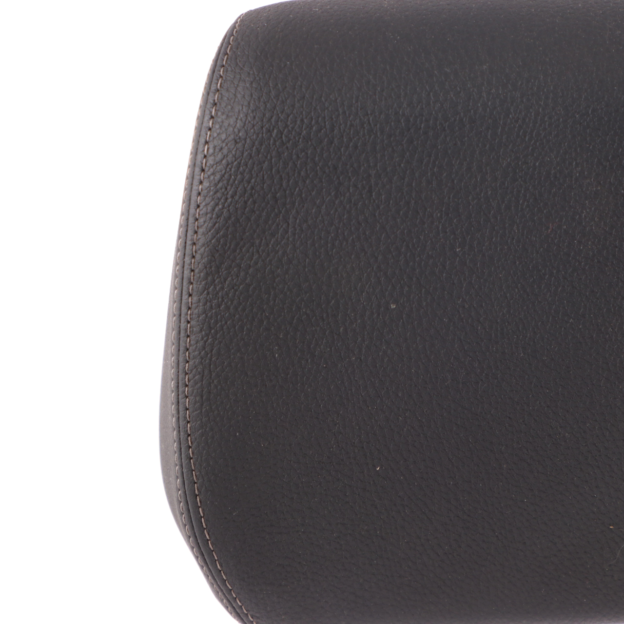 Headrest BMW F30 Front Seat N/O/S Leather Dakota Black Oyster Stitching 7362617