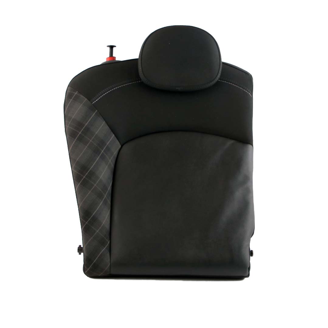 Mini Cooper F56 Rear Right O/S Seat Backrest Cloth Leather Diamond Black