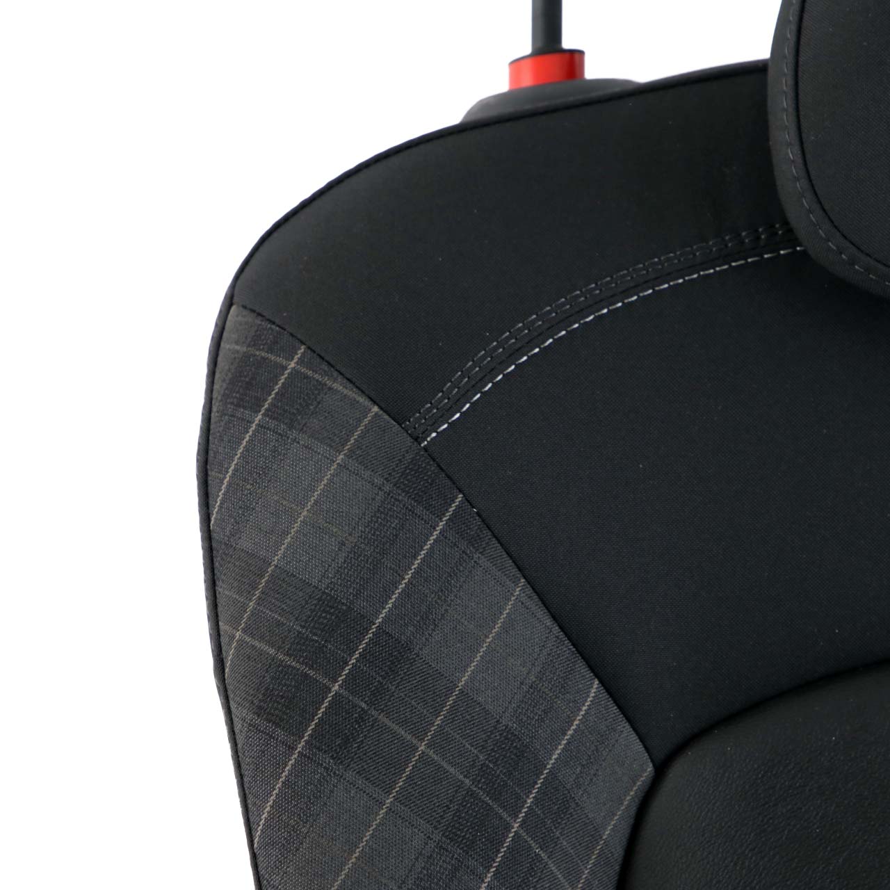 Mini Cooper F56 Rear Right O/S Seat Backrest Cloth Leather Diamond Black