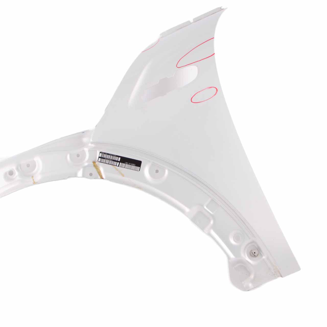 Mini F55 F56 Front Left N/S Side Wing Panel Fender White Silver Metallic - A62