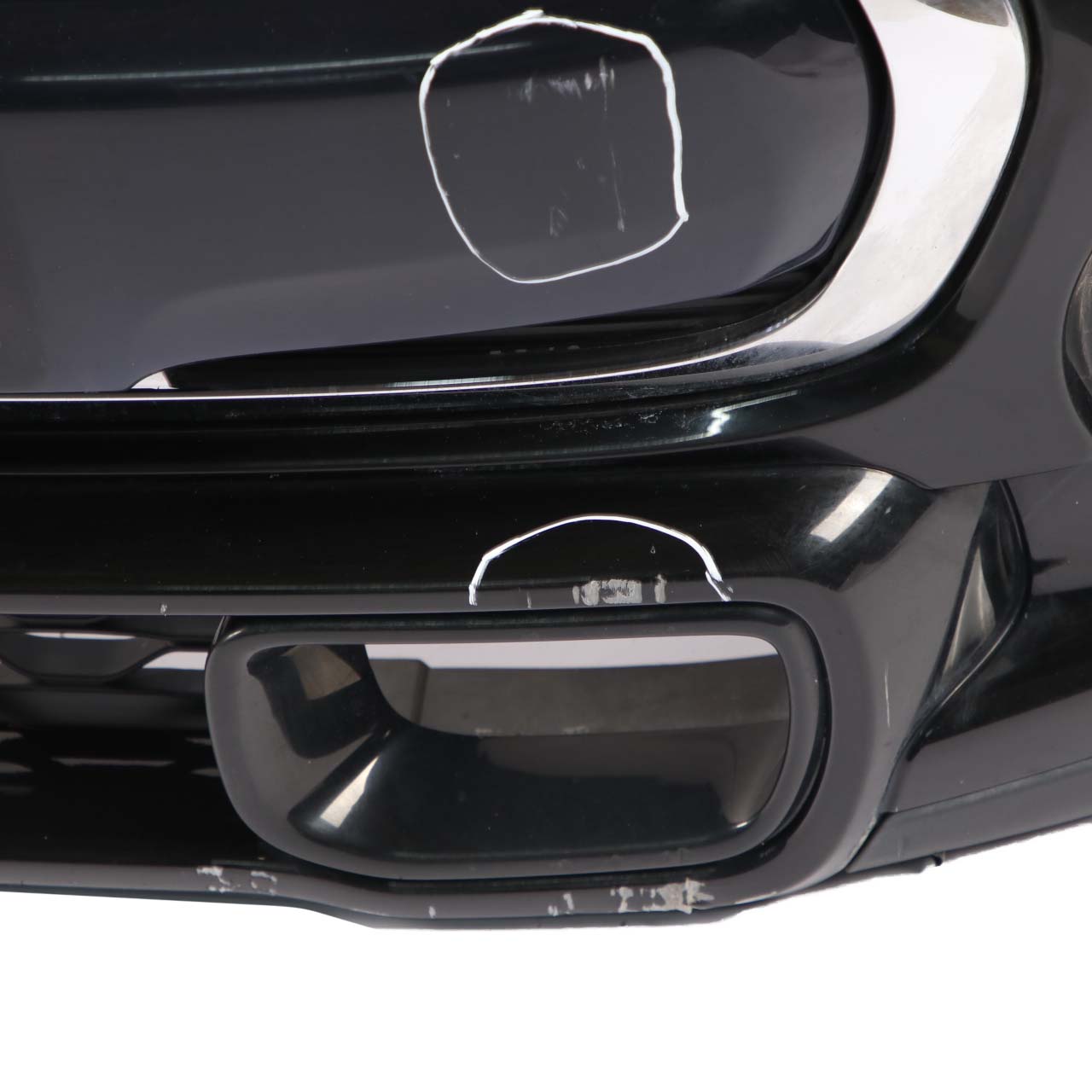 Mini F56 Front Bumper Cooper S Trim Panel F55 Midnight Black Metallic - A94