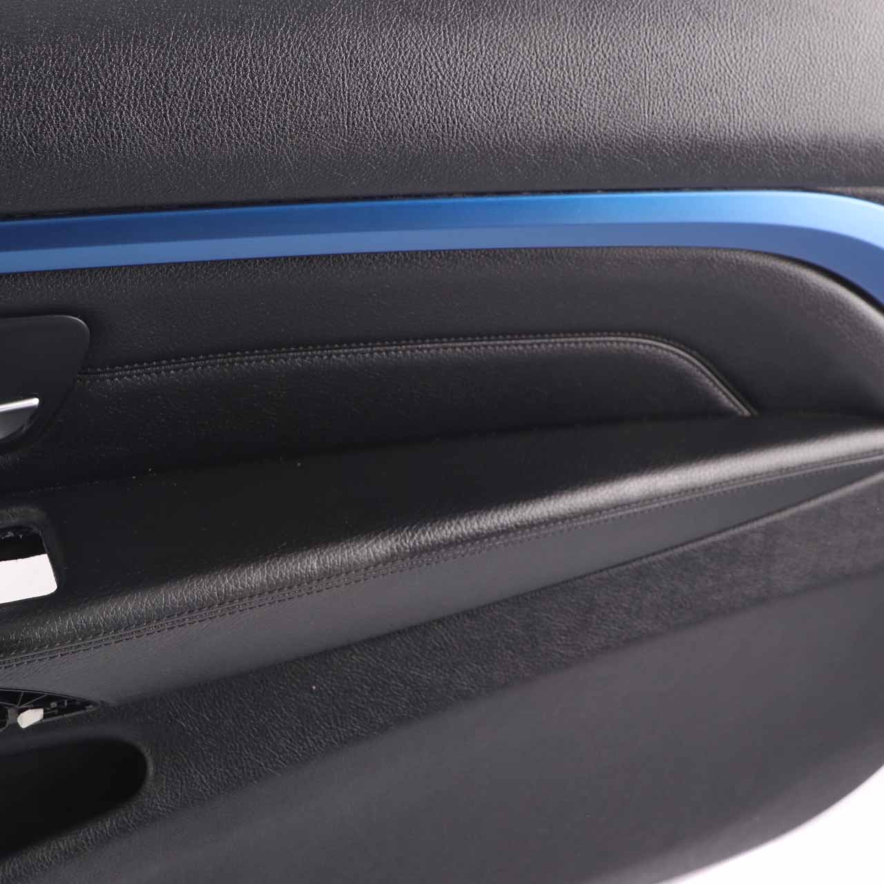 BMW F32 F33 Door Card Front Right Lining Trim Panel Leather Dakota Black