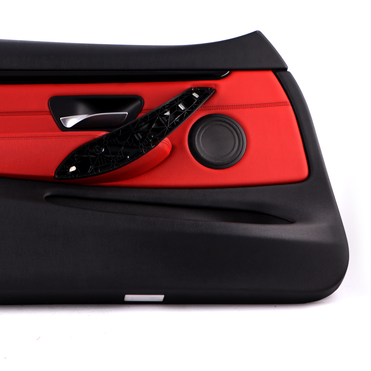 BMW F32 F33 Front Left N/S Door Card Lining Panel Black Red Leather Dakota