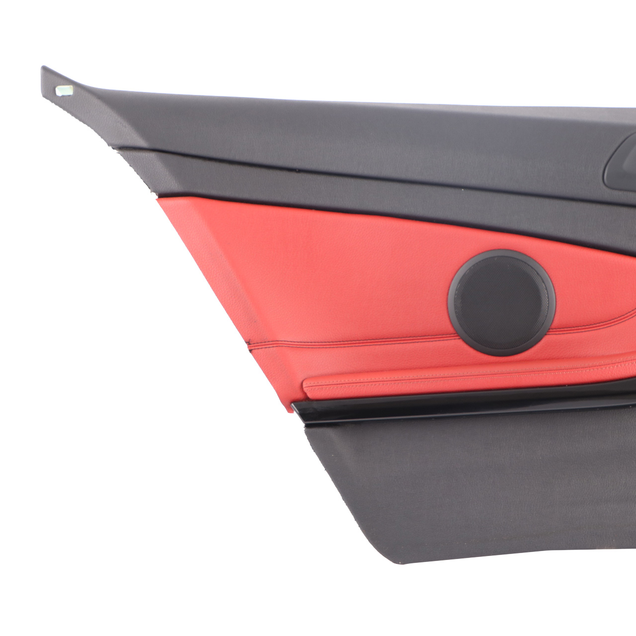 BMW F32 Lateral Trim Panel Rear Left N/S Side Cover Leather Black Red