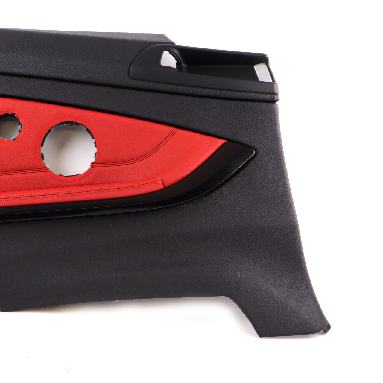 BMW F32 Lateral Trim Panel Rear Left N/S Side Cover HiFi Leather Black Red