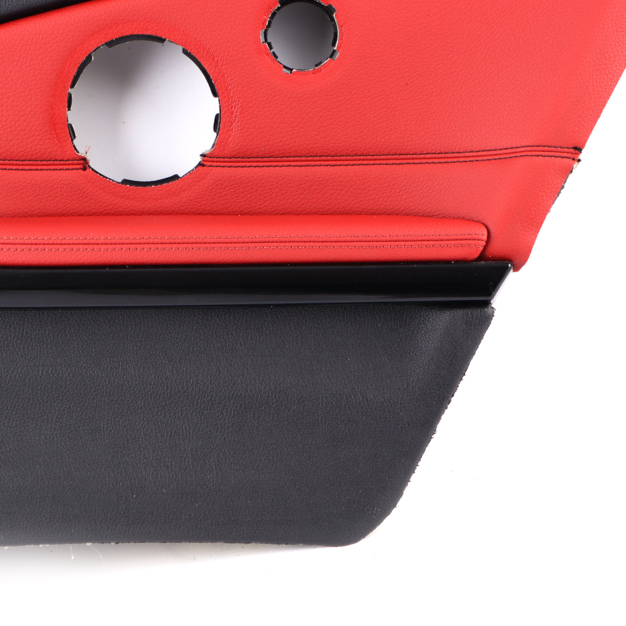 BMW F32 Lateral Trim Panel Rear Right O/S Side Cover HiFi Leather Black Red