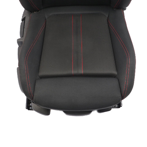 BMW F21 LCI Front Seat M Sport Right O/S Fabric Cloth Anthrazit Red