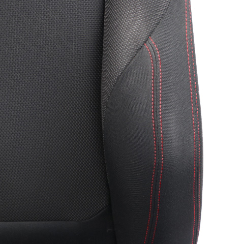 BMW F21 LCI Front Seat M Sport Right O/S Fabric Cloth Anthrazit Red