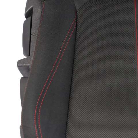 BMW F21 LCI Front Seat M Sport Right O/S Fabric Cloth Anthrazit Red