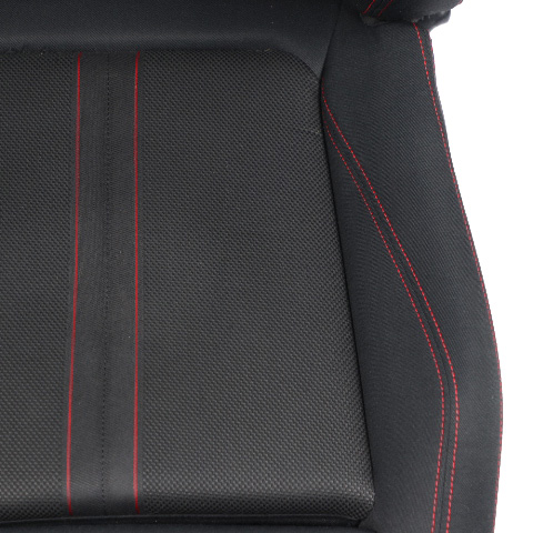 BMW F21 LCI Front Seat M Sport Right O/S Fabric Cloth Anthrazit Red