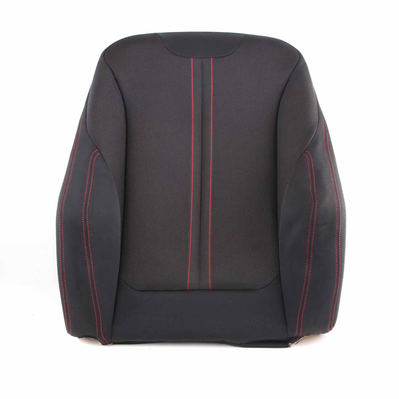 Seat Backrest Cover BMW F20 F30 LCI Front Left Sport N/S Cloth Anthracite Red