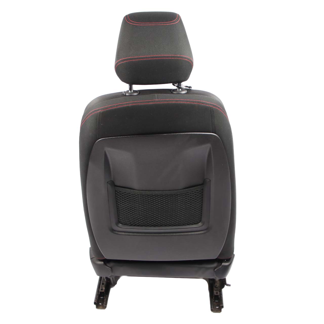 BMW F20 LCI Front Left Sport Seat N/S Fabric Corner Anthracite Accent Red 