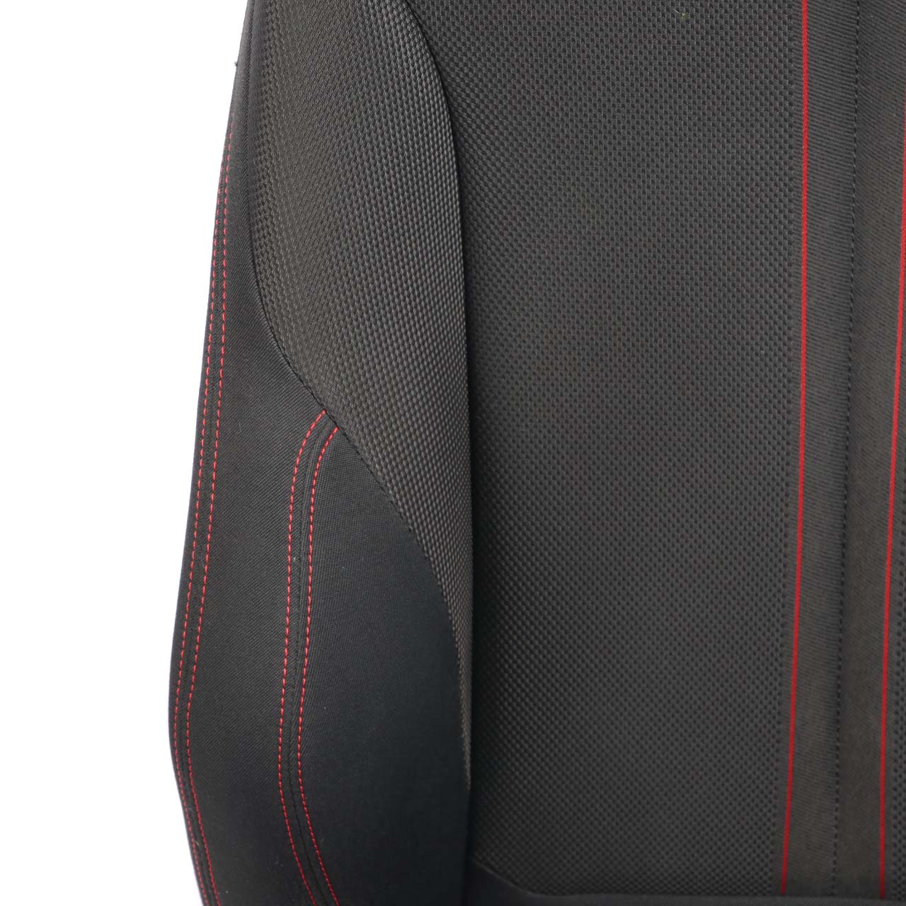 BMW F20 LCI Front Left Sport Seat N/S Fabric Corner Anthracite Accent Red 