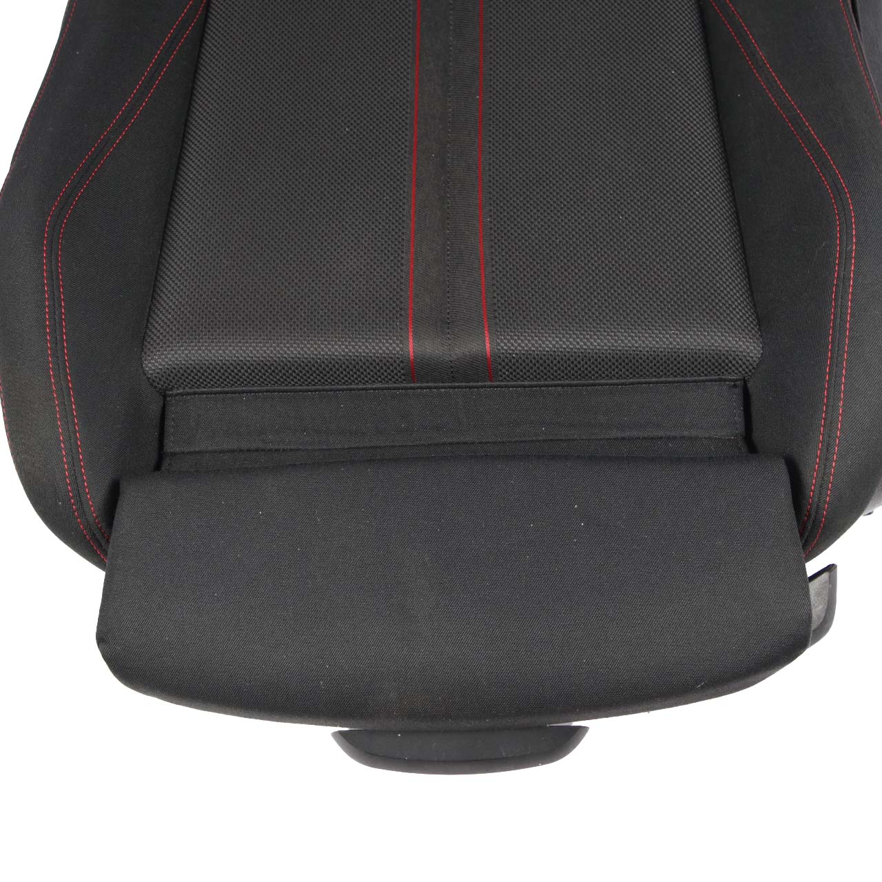 BMW F20 LCI Front Left Sport Seat N/S Fabric Corner Anthracite Accent Red 