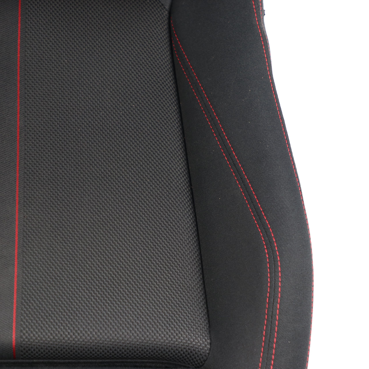 BMW F20 LCI Front Seat M Sport Right O/S Fabric Cloth Anthrazit Red