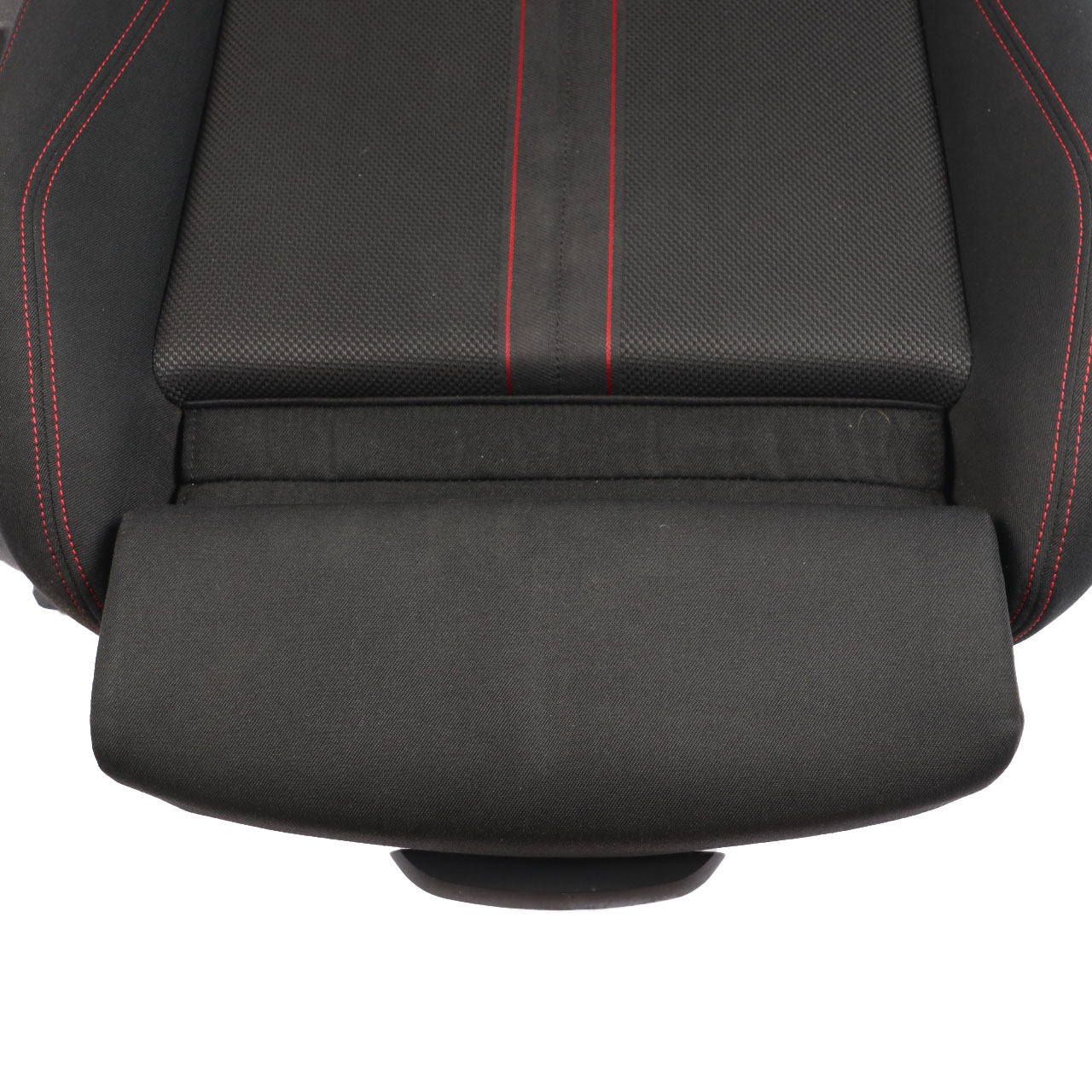 BMW F20 LCI Front Seat M Sport Right O/S Fabric Cloth Anthrazit Red