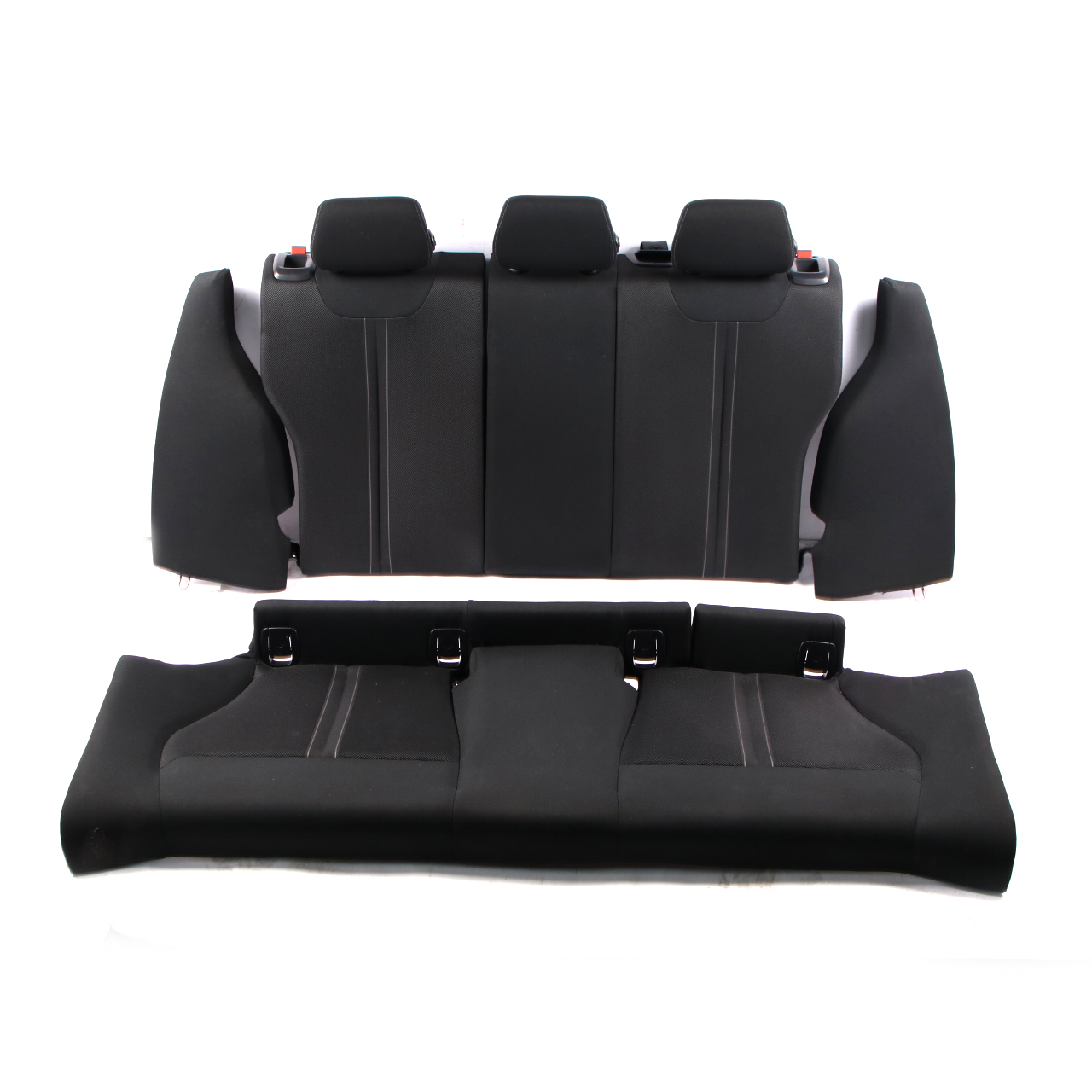 Sport Seats BMW F21 LCI Cloth Interior Front Rear Seat Set Anthrazit Akzent Grau