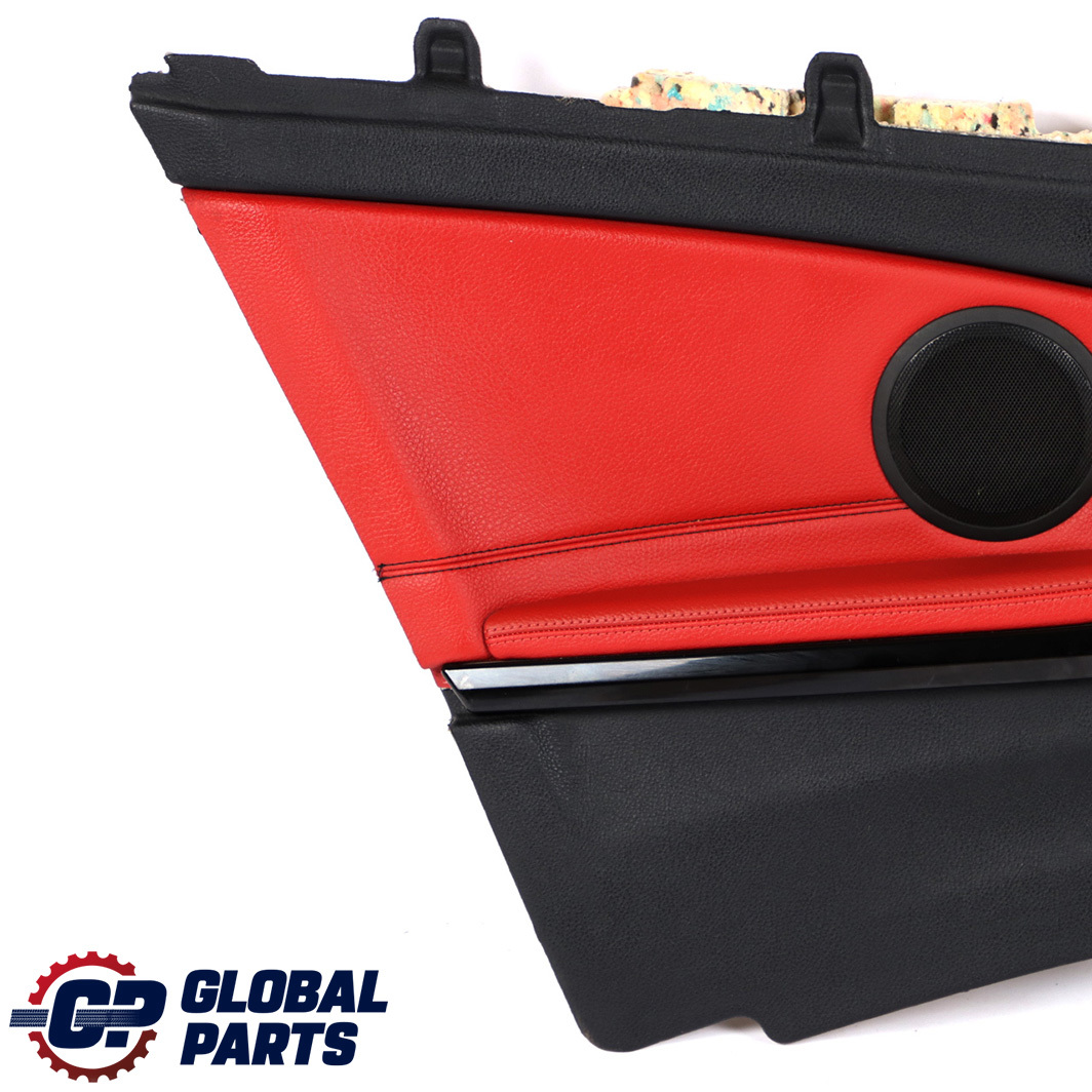 BMW 4 F33 Convertible Rear Left N/S Lateral Lining Panel Black Red Leather