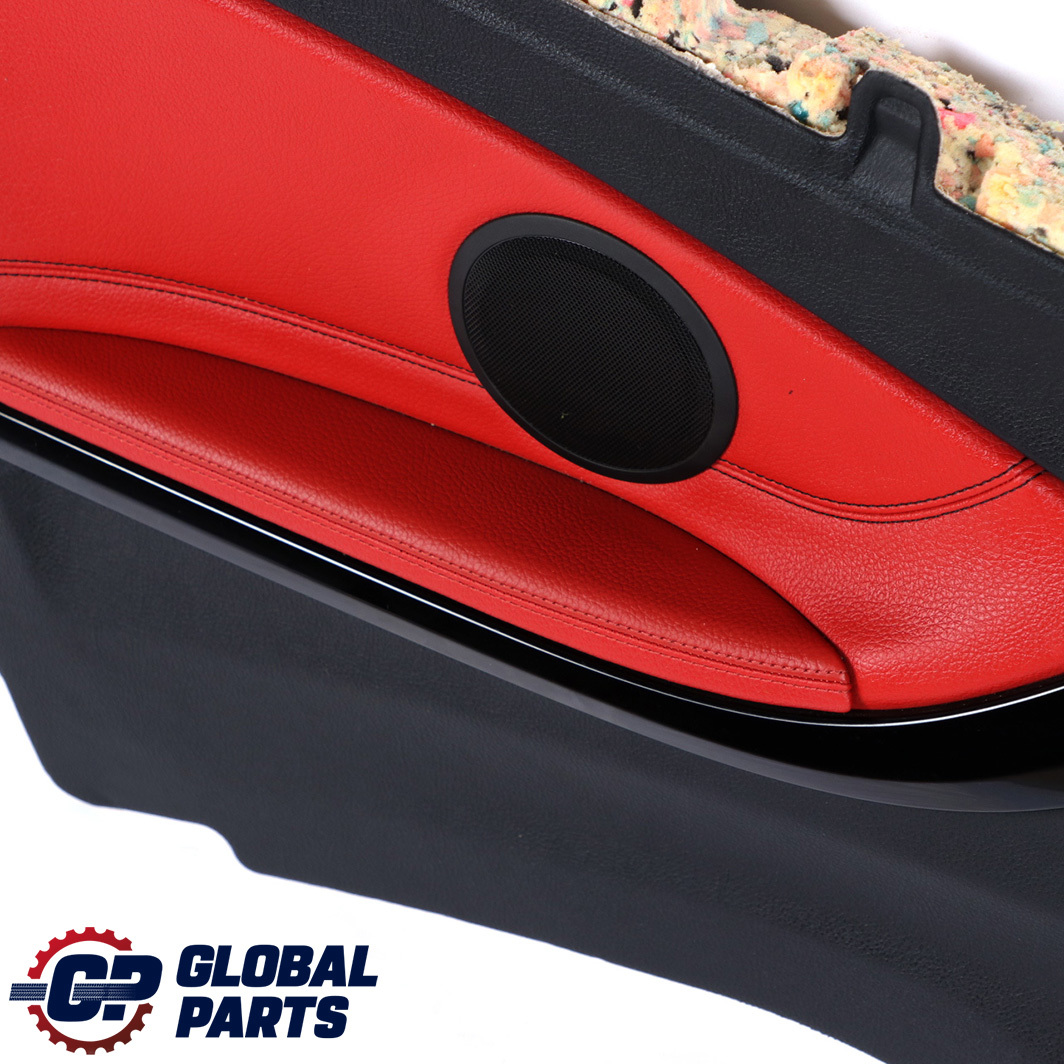 BMW 4 F33 Convertible Rear Left N/S Lateral Lining Panel Black Red Leather