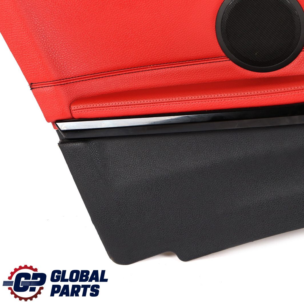 BMW 4 F33 Convertible Rear Left N/S Lateral Lining Panel Black Red Leather