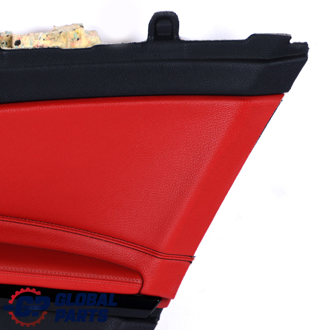 BMW 4 F33 Convertible Rear Right O/S Lateral Lining Panel Black Red Leather