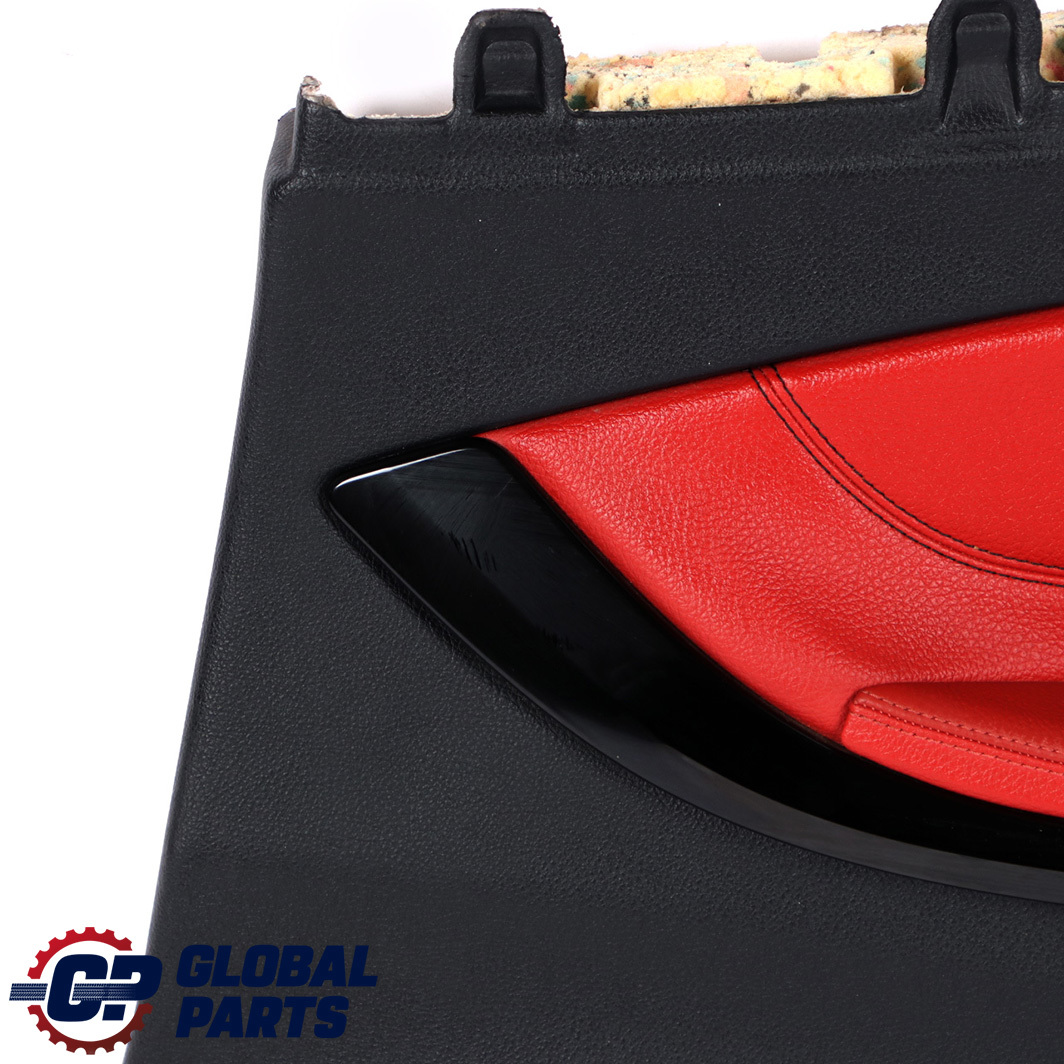 BMW 4 F33 Convertible Rear Right O/S Lateral Lining Panel Black Red Leather