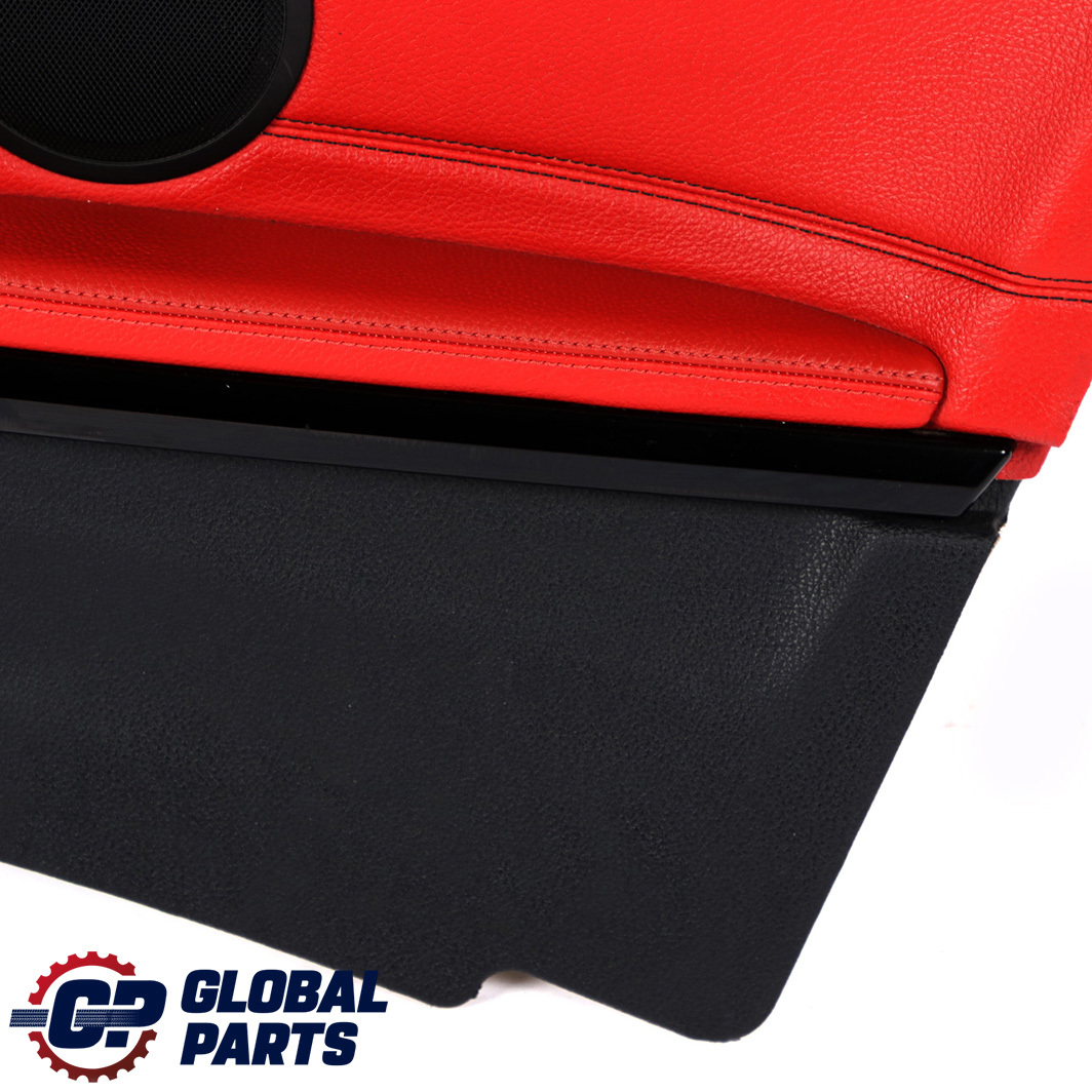 BMW 4 F33 Convertible Rear Right O/S Lateral Lining Panel Black Red Leather