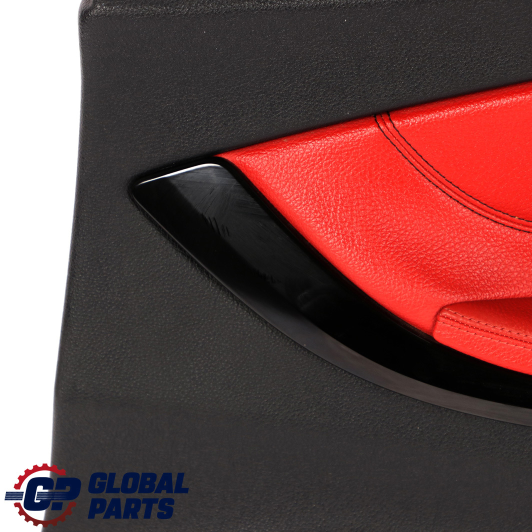 BMW 4 F33 Convertible Rear Right O/S Lateral Lining Panel Black Red Leather