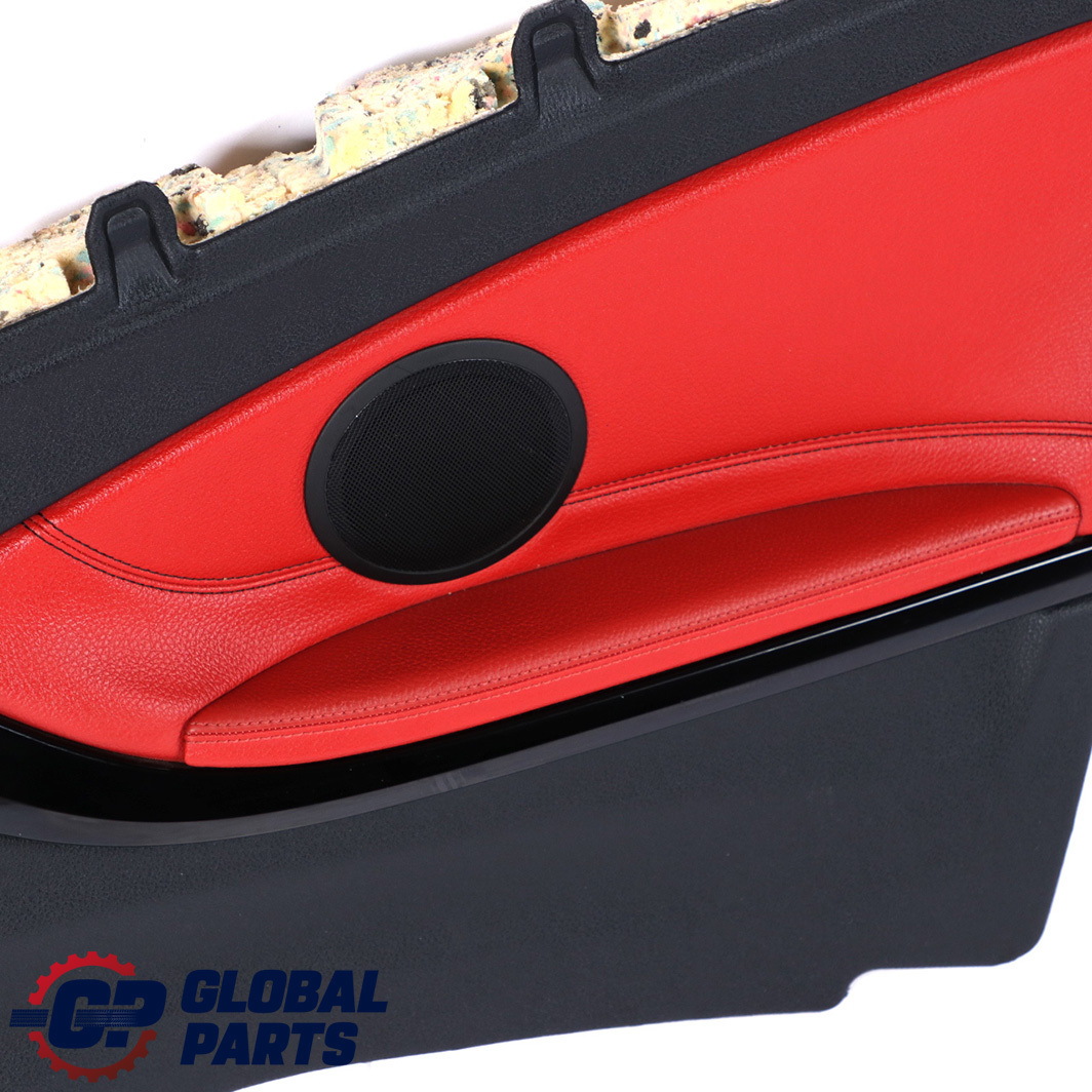 BMW 4 F33 Convertible Rear Right O/S Lateral Lining Panel Black Red Leather