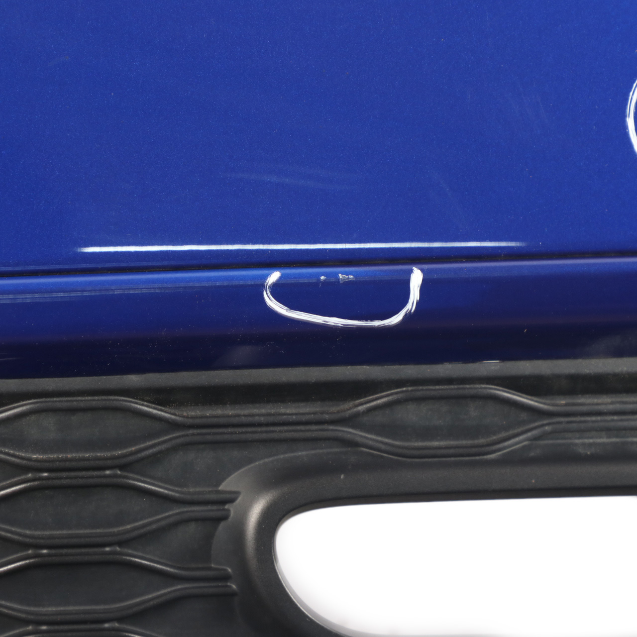 Rear Bumper Mini F55 JCW Complete Trim Panel Cover Starlight Blue Metallic - B62