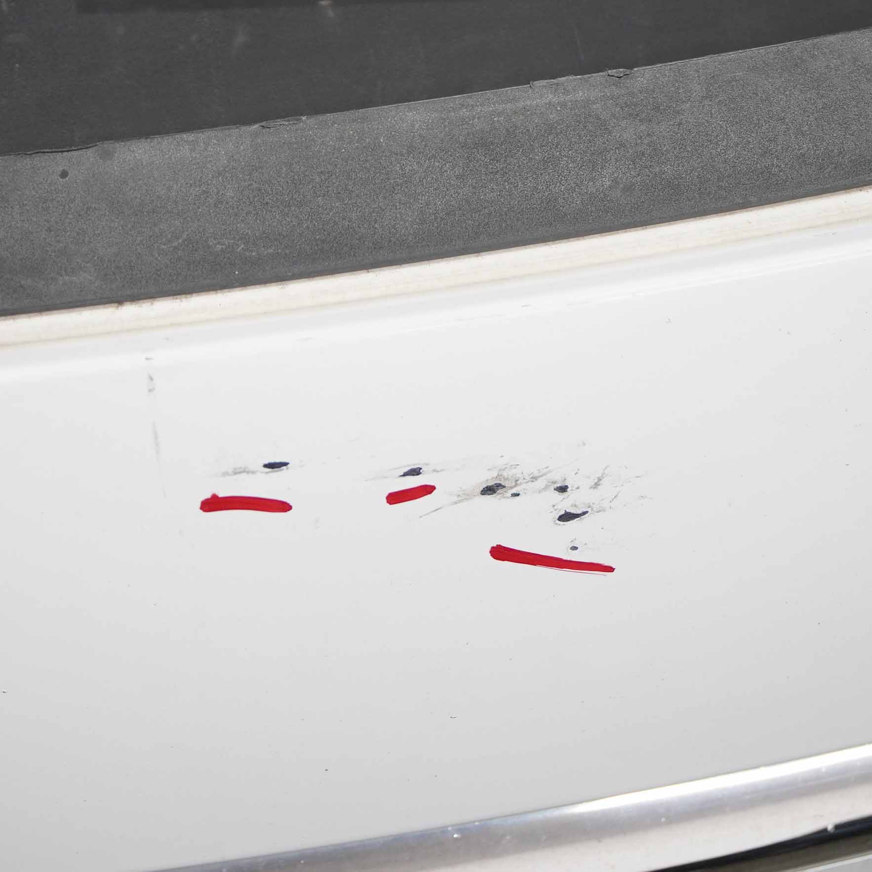 Citroen Berlingo Bumper Front Trim Panel Covering Banquise White - EWP