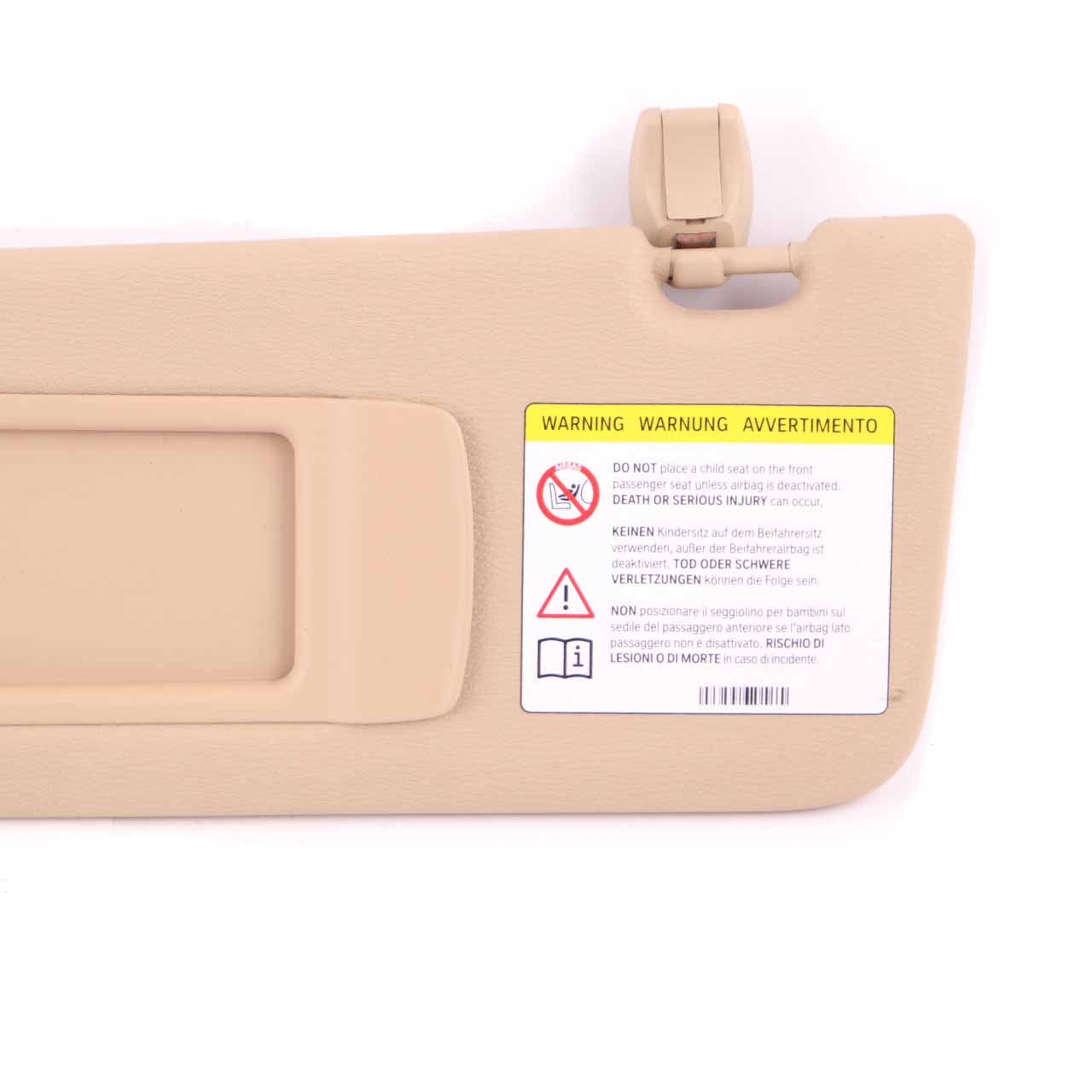 Sun Visor BMW X3 F25 X4 F26 Mirror Sunvisor Left N/S Trim Panel Beige 7403559