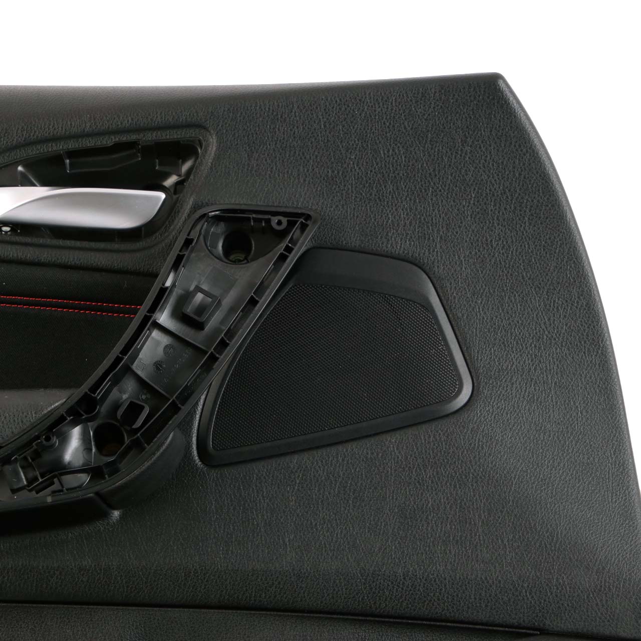 BMW 1 F20 LCI Front Left N/S Door Lining Card Cloth Fabric Anthracite Red