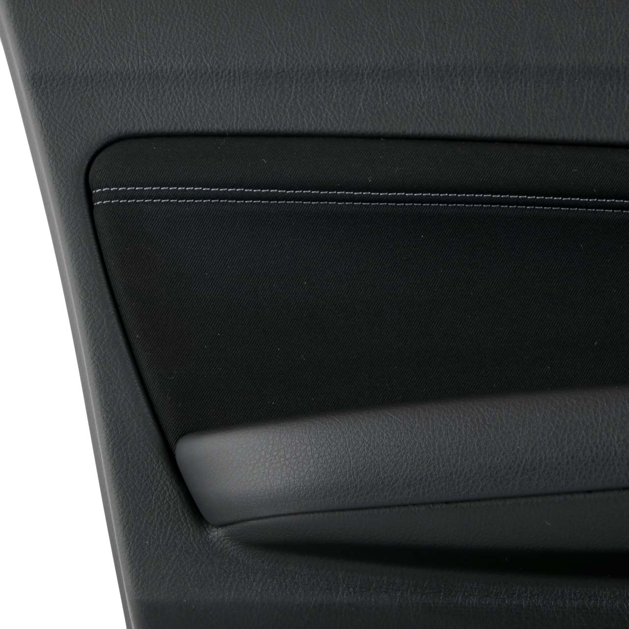 BMW 1 F20 LCI Front Left N/S Door Lining Card Cloth Fabric Anthracite Grey