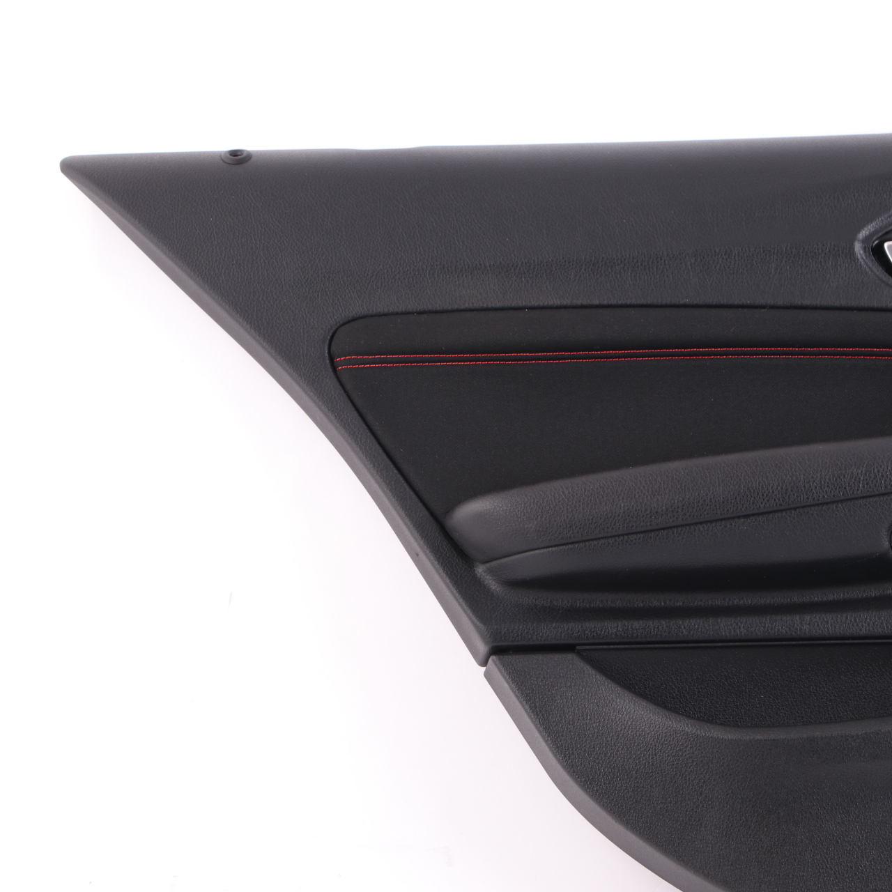 BMW 1 F20 LCI Rear Left N/S Door Lining Card Cloth Fabric Anthracite Red