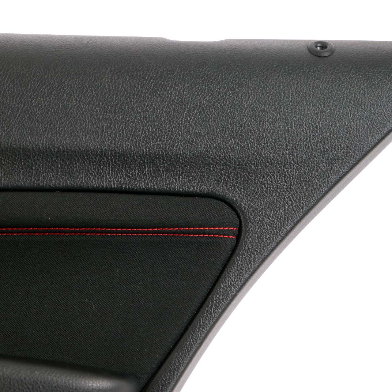 BMW 1 F20 LCI Rear Right O/S Door Lining Card Cloth Fabric Anthracite Red