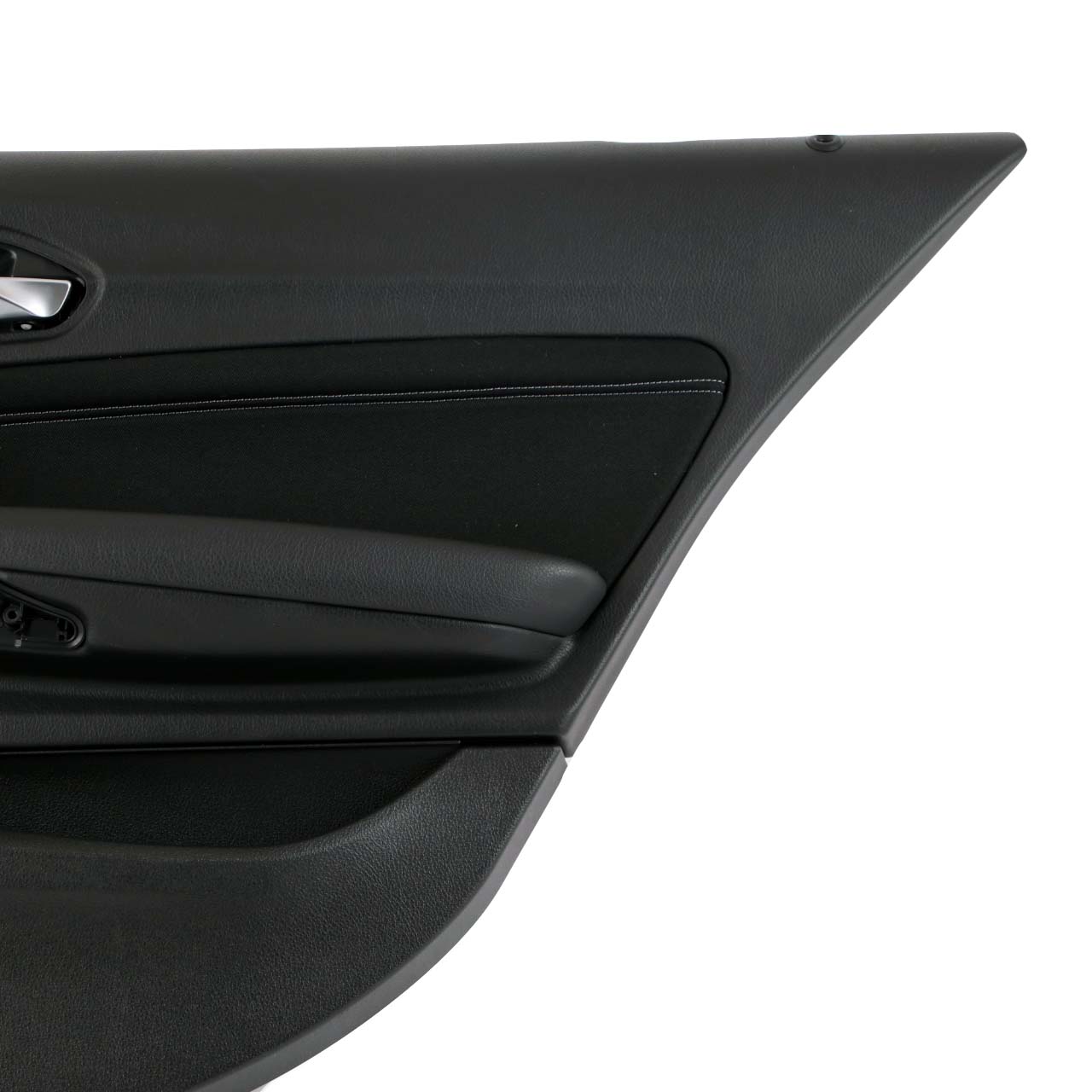 BMW 1 F20 LCI Rear Right O/S Door Lining Card Cloth Fabric Anthracite Grey