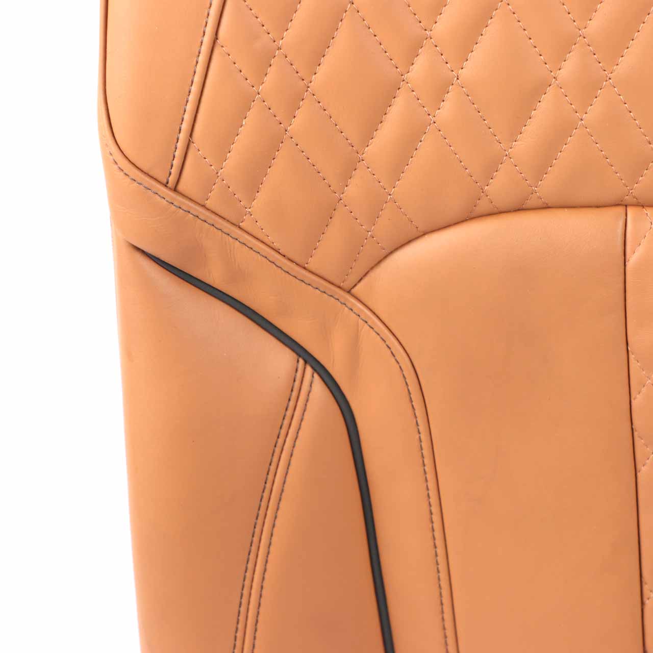 BMW G11 G12 Rear Left Heated Seat N/S Backrest Comfort Leather Expanded Cognac