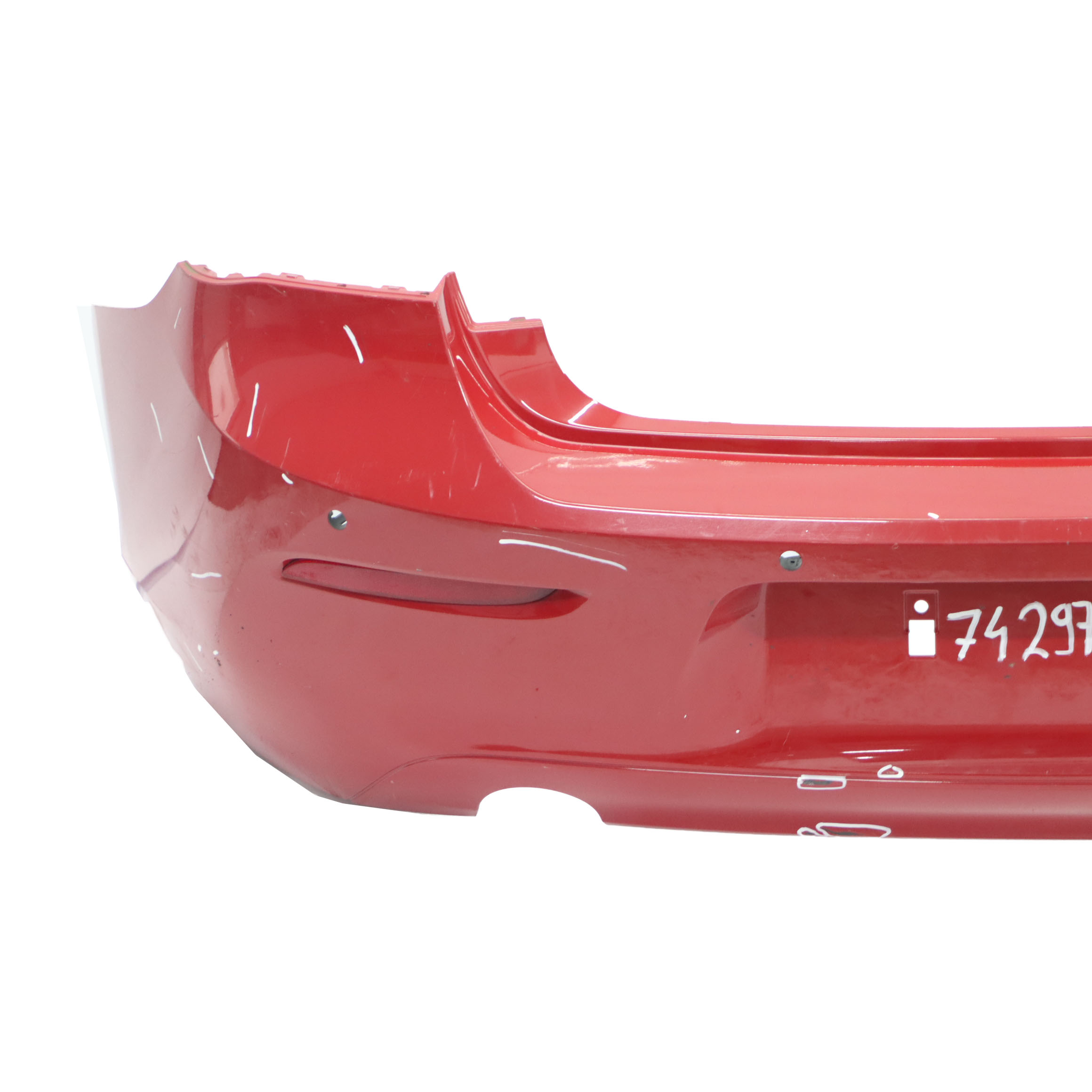 BMW F20 F21 LCI Bumper Rear Trim Panel Covering Karmesinrot Crimson Red - A61