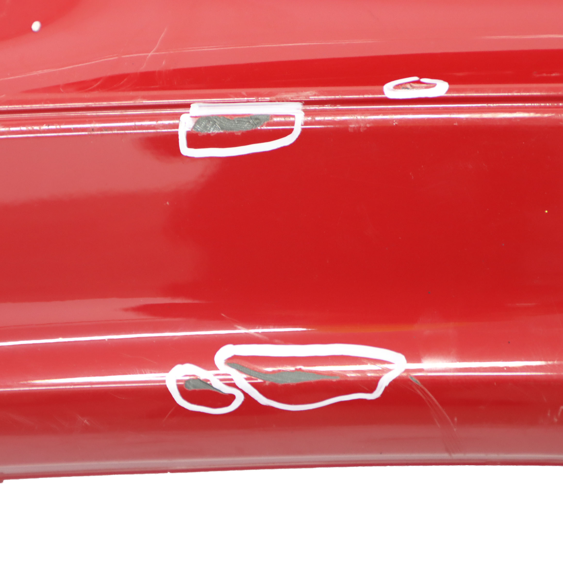 BMW F20 F21 LCI Bumper Rear Trim Panel Covering Karmesinrot Crimson Red - A61