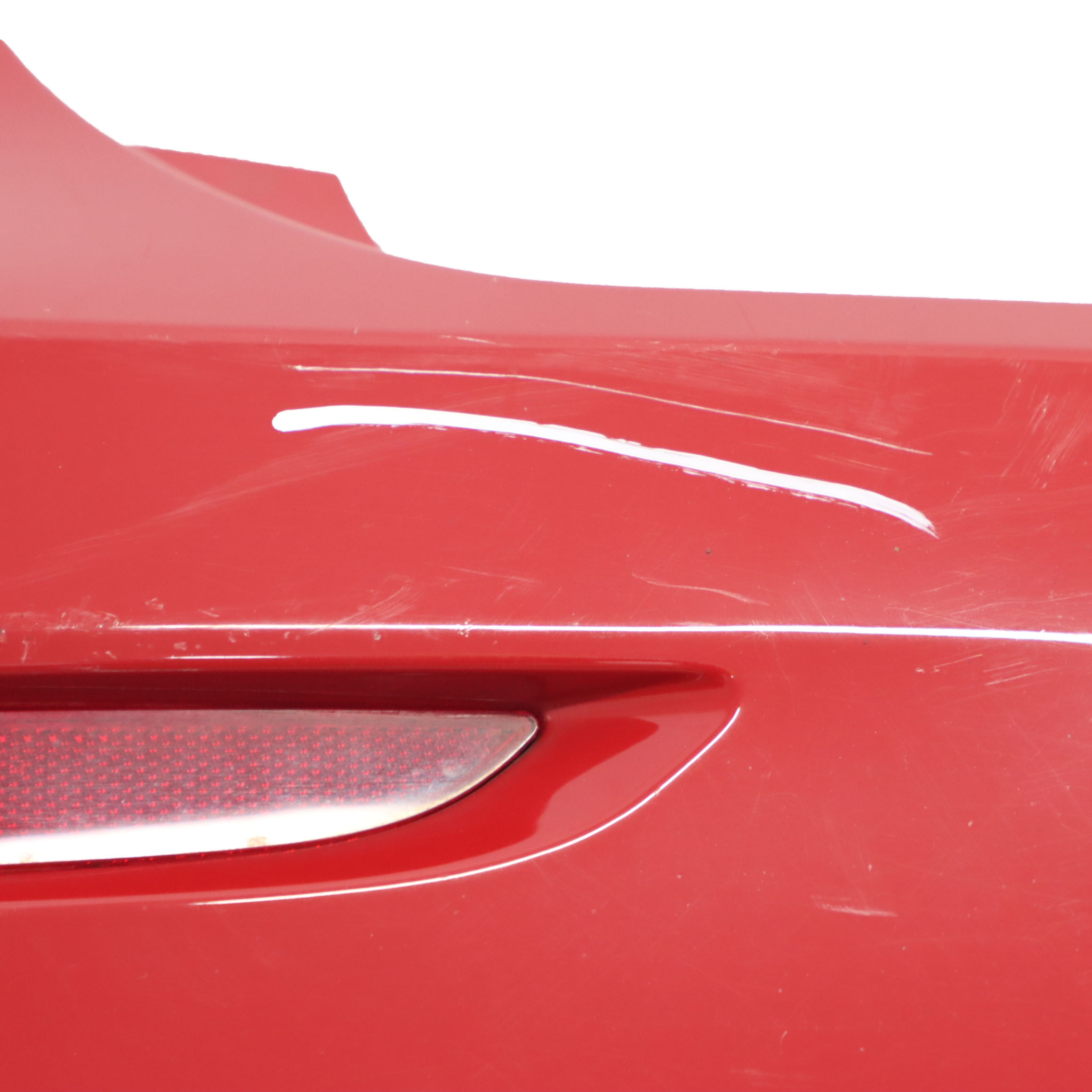 BMW F20 F21 LCI Bumper Rear Trim Panel Covering Karmesinrot Crimson Red - A61