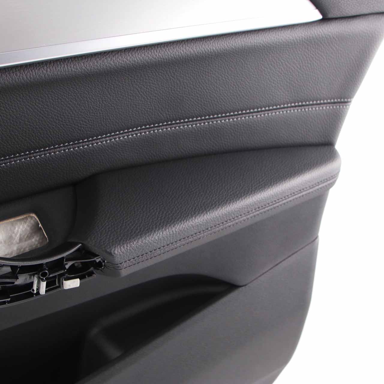 Door Card Panel BMW X1 F48 Front Right O/S Panelling Trim Cover Black Leather