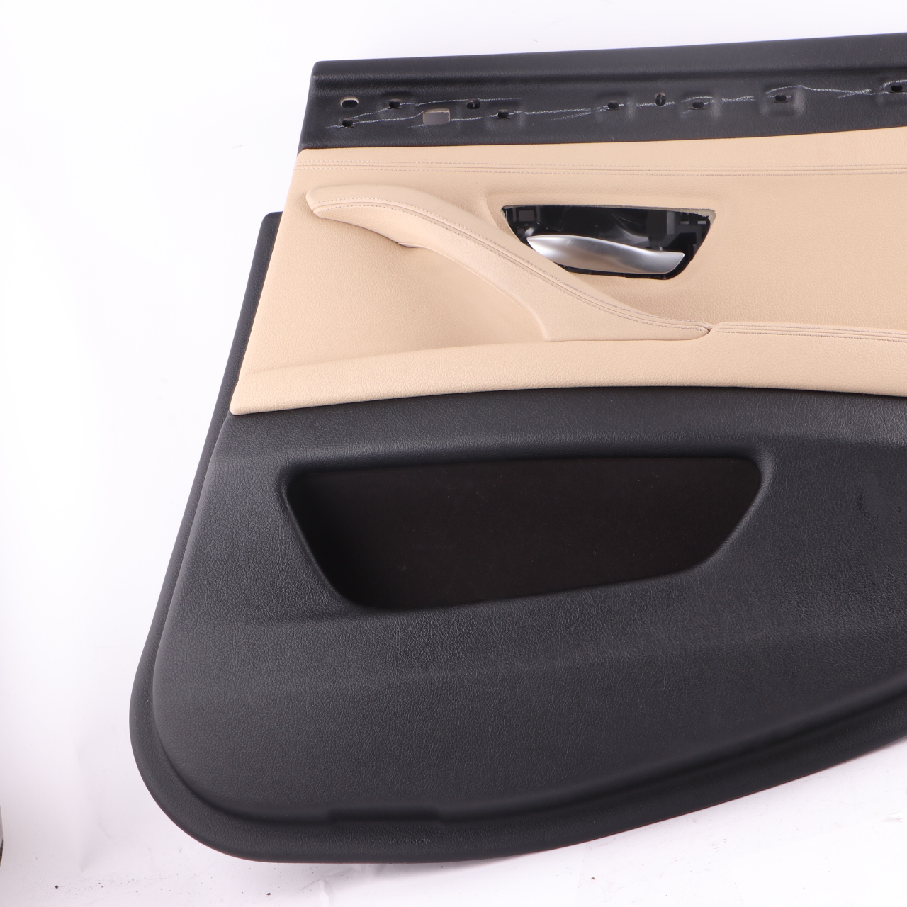 BMW F10 F11 LCI Door Card Rear Right O/S Lining Panel Leather Dakota Beige