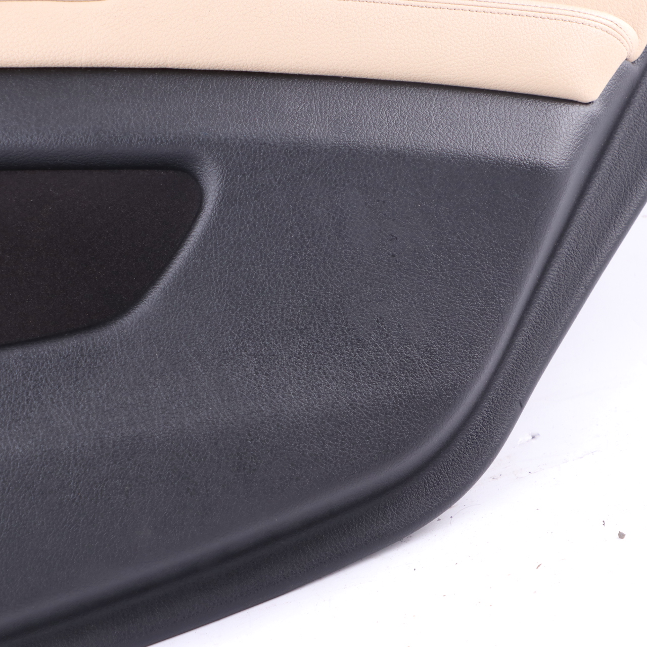 BMW F10 F11 LCI Door Card Rear Right O/S Lining Panel Leather Dakota Beige