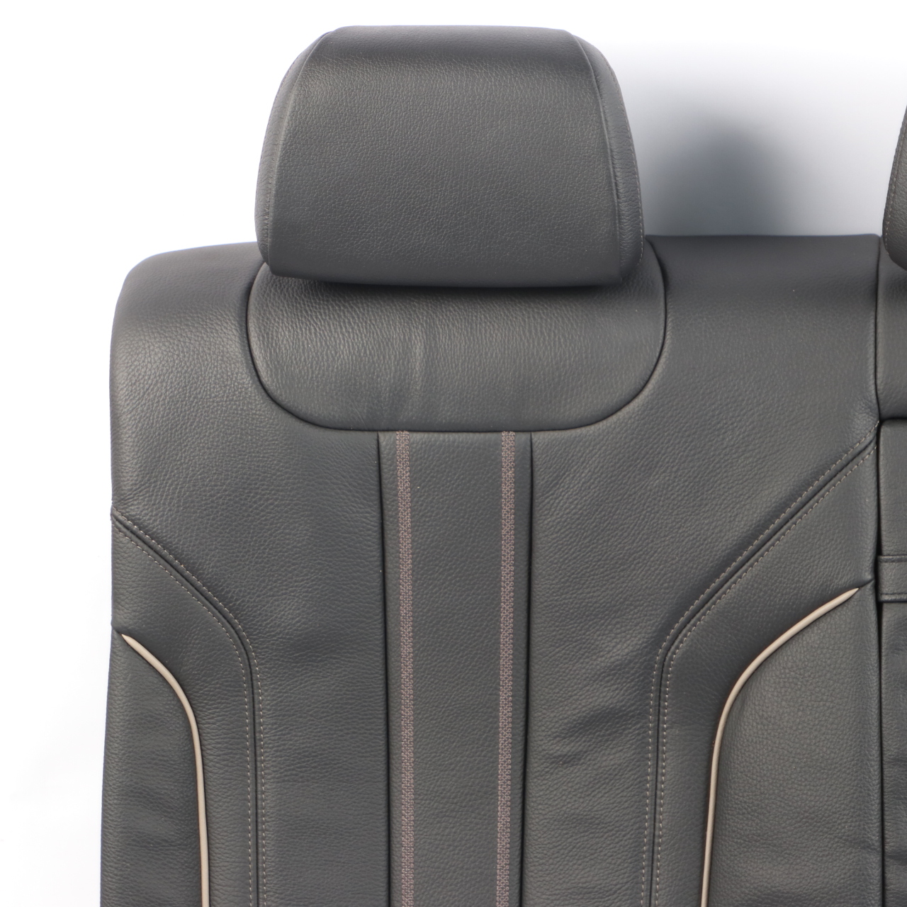 BMW G30 Rear Seat Backrest Interior Couch Back Cover Leather Dakota Black