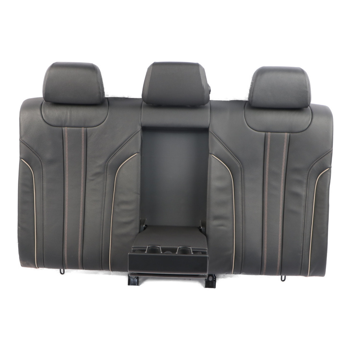 BMW G30 Rear Seat Backrest Interior Couch Back Cover Leather Dakota Black